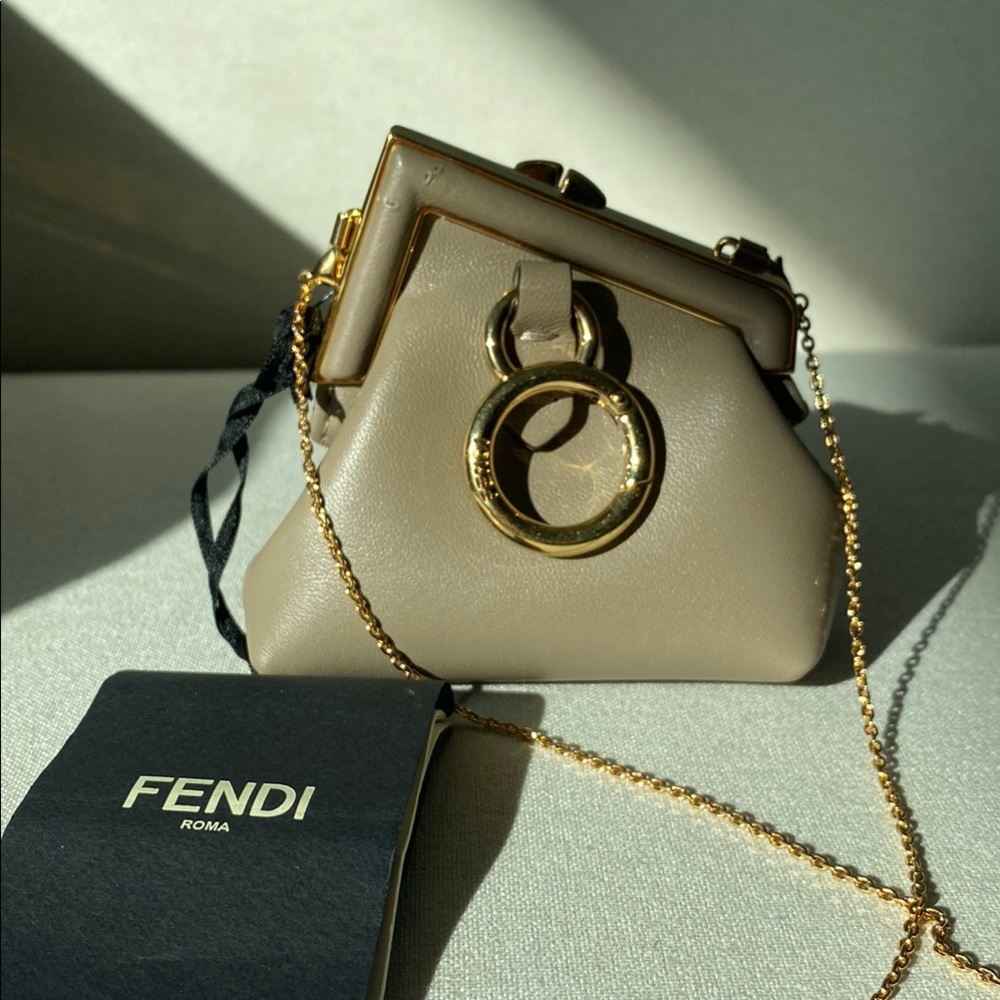Authentic Fendi First Nano Charm Bag - Picture 2 of 6